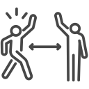Coronavirus,Greeting,Social distancing,Space